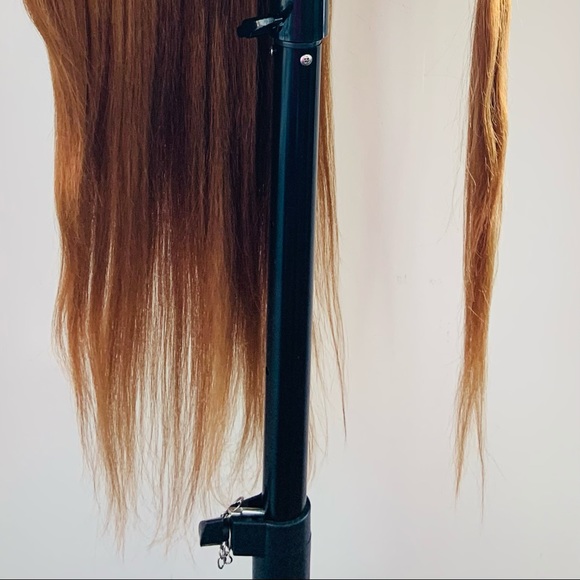 Gorgeous 36” Golden Auburn Synthetic Lace Front Wig - Picture 5 of 16